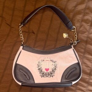 Juicy Couture Pink and Black Shoulder Bag
